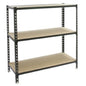 Etagère basse bois/métal 900x1100x300mm  ETAGERE, Etagère basse bois  métal SIMON RACK RANGESTOCK