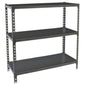 Etagère basse métal 900x1100x300mm  ETAGERE, Etagère basse métallique SIMON RACK RANGESTOCK