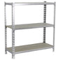 Etagère basse bois/métal 1000x1000x500mm  ETAGERE, Etagère basse bois  métal SIMON RACK RANGESTOCK