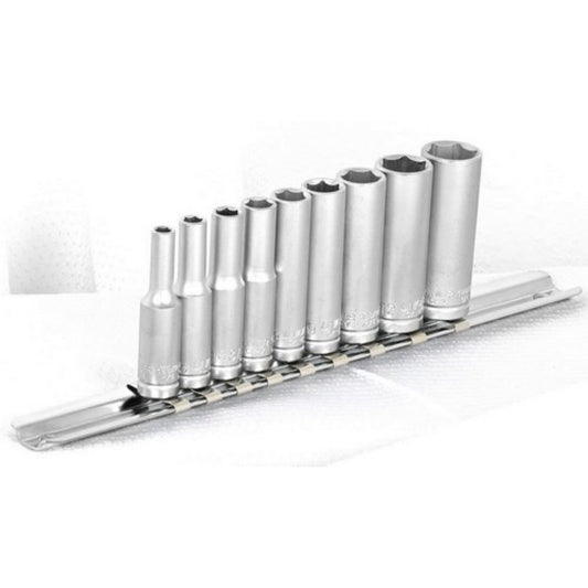  UNIOR  Jeu de douilles longues 1/4" sur rack  Douille, OUTIL A MAIN RANGESTOCK