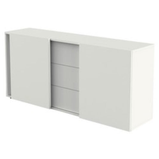  KERKMANN  Armoire basse bureau porte coulissante  ARMOIRE, Armoire porte coulissante RANGESTOCK