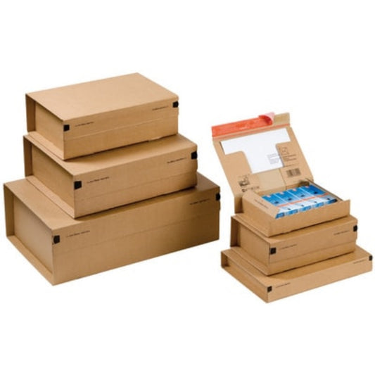  COLOMPAC  Carton d'expédition de paquets POSTE (lot de 20)  Carton pour expédition, EMBALLAGE & EXPEDIT. RANGESTOCK