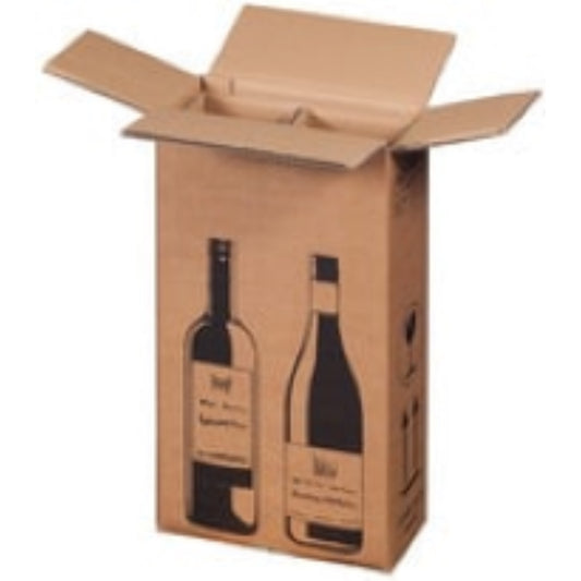  SMARTBOXPRO  Carton d'expédition pour 2 bouteilles (lot de 10 cartons)  Carton pour expédition, EMBALLAGE & EXPEDIT. RANGESTOCK