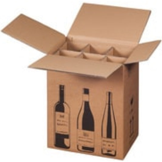  SMARTBOXPRO  Carton d'expédition pour 6 bouteilles (lot de 5 cartons)  Carton pour expédition, EMBALLAGE & EXPEDIT. RANGESTOCK