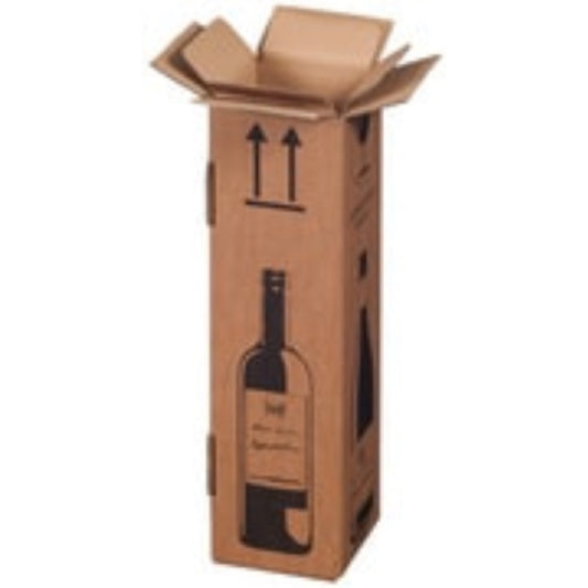  SMARTBOXPRO  Carton d'expédition pour 1 bouteille (lot de 20)  Carton pour expédition, EMBALLAGE & EXPEDIT. RANGESTOCK