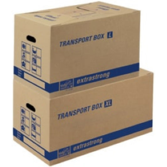 Carton de transport avec porte-étiquettes (lot de 10)  Carton pour expédition, EMBALLAGE & EXPEDIT. TIDYPAC RANGESTOCK