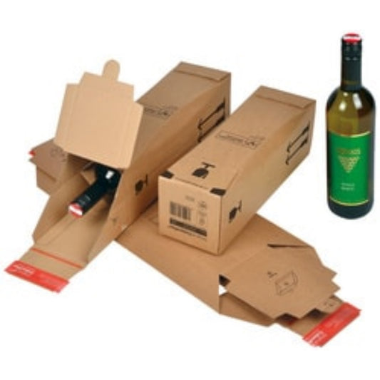  COLOMPAC  Emballage bouteille en carton (lot de 10)  Carton pour expédition, EMBALLAGE & EXPEDIT. RANGESTOCK