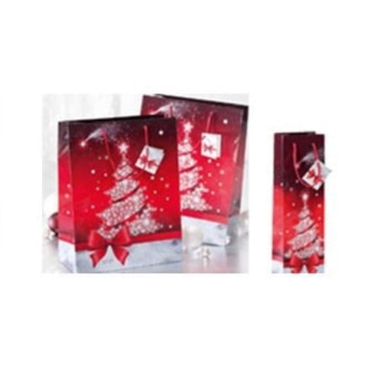 Sac cadeau de Noël "Sparkling tree"  EMBALLAGE & EXPEDIT., Sac & sachet papier SIGEL RANGESTOCK