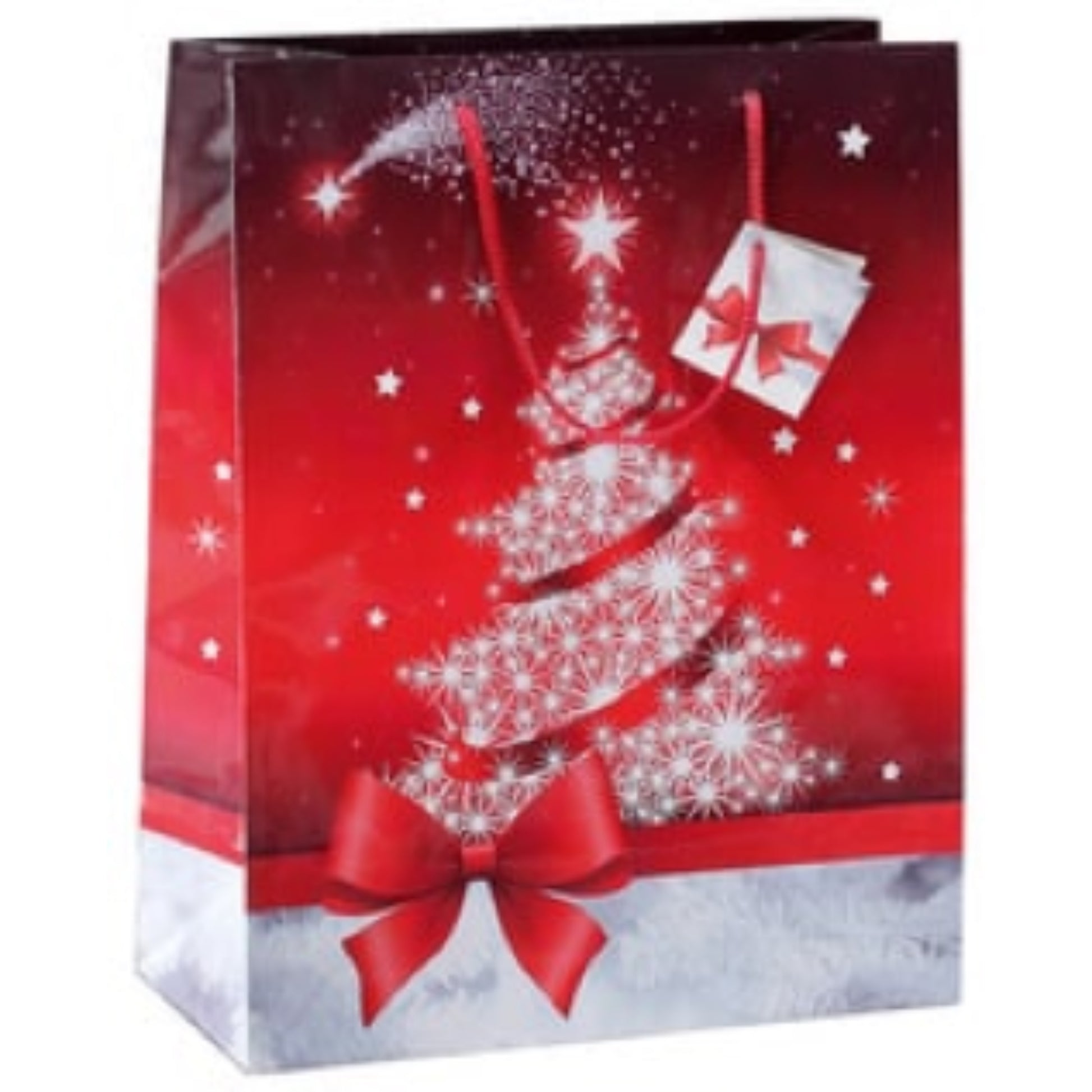 Sac cadeau de Noël "Sparkling tree"  EMBALLAGE & EXPEDIT., Sac & sachet papier SIGEL RANGESTOCK