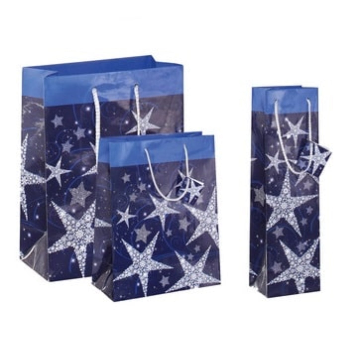 Sac cadeau de Noël "Shining Stars"  EMBALLAGE & EXPEDIT., Sac & sachet papier SIGEL RANGESTOCK