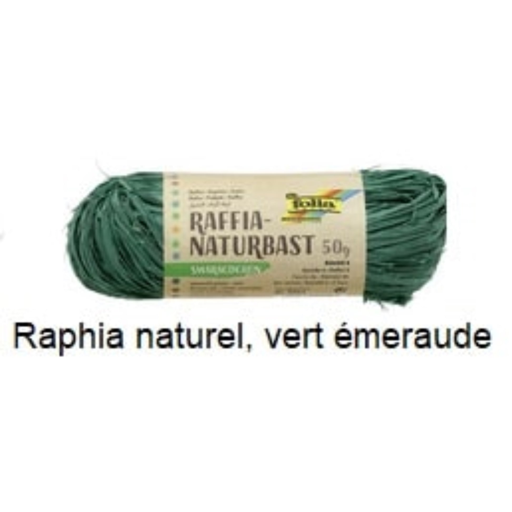 Bobine de raphia naturel coloré  Bolduc & raphia, EMBALLAGE & EXPEDIT. FOLIA RANGESTOCK