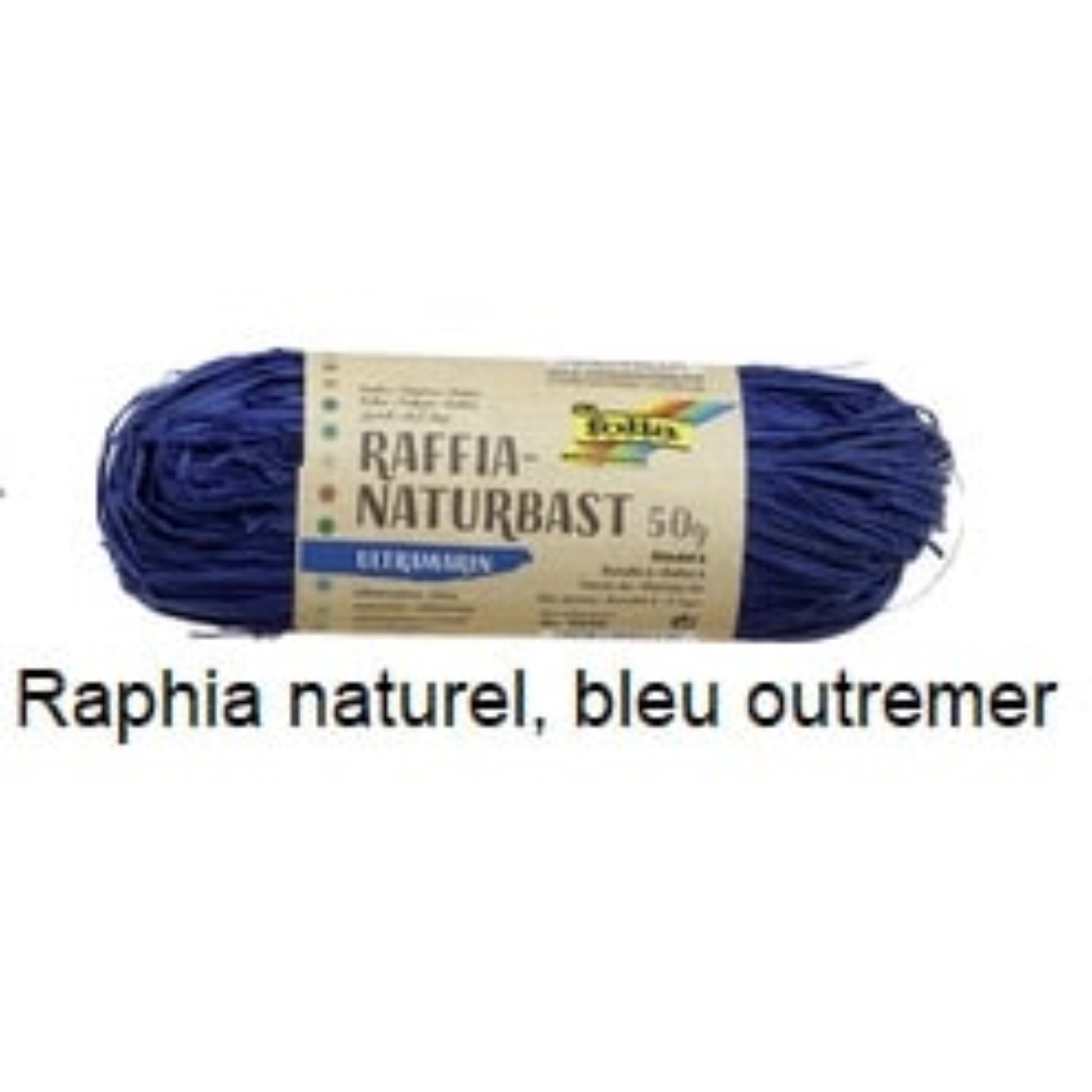 Bobine de raphia naturel coloré  Bolduc & raphia, EMBALLAGE & EXPEDIT. FOLIA RANGESTOCK