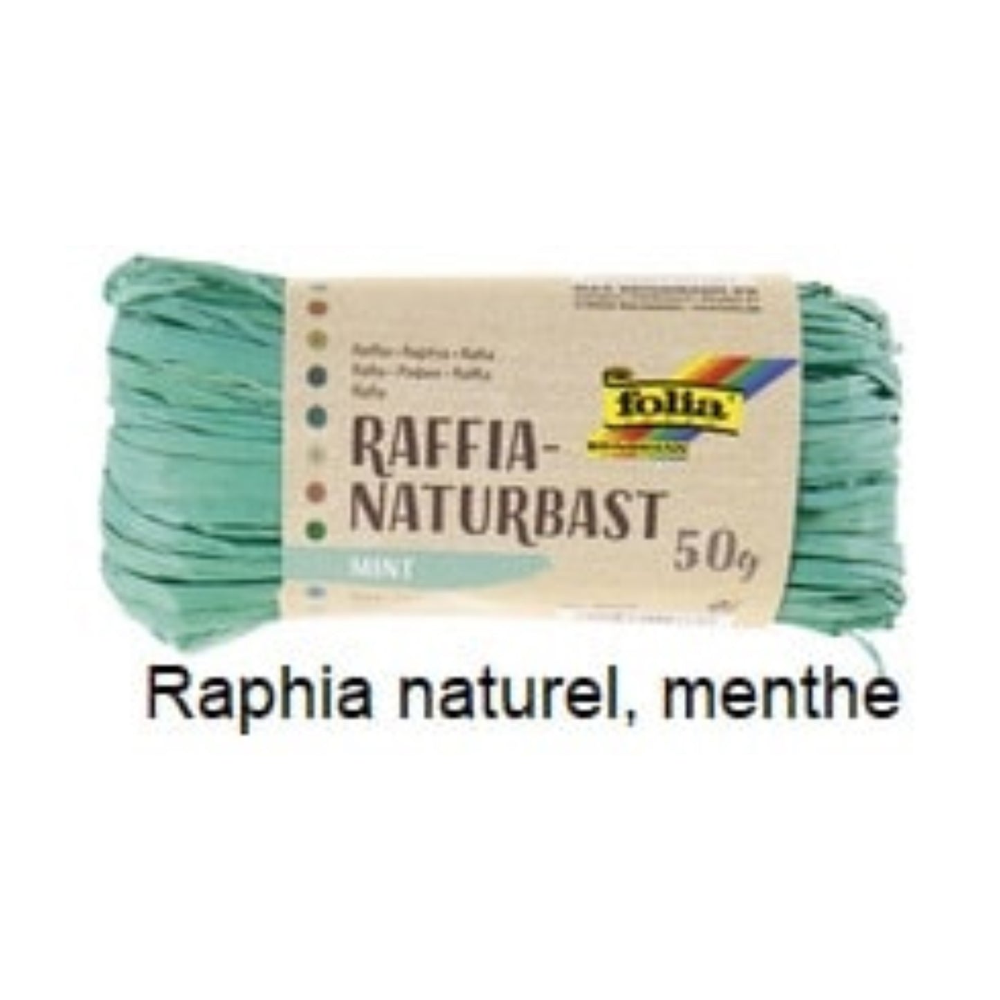 Bobine de raphia naturel coloré  Bolduc & raphia, EMBALLAGE & EXPEDIT. FOLIA RANGESTOCK