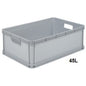 Bac de rangement gris ROBUSTO BOX  20L - 45L -  64L  bac plastique, BOITE & BAC KEEEPER RANGESTOCK