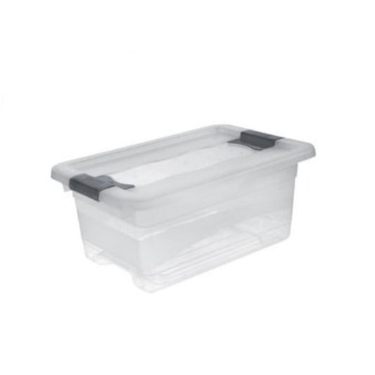  KEEEPER  Bac plastique transparent - 4L  Bac plastique avec couvercle, BOITE & BAC RANGESTOCK