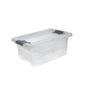 Bac plastique transparent - 4L  Bac plastique avec couvercle, BOITE & BAC KEEEPER RANGESTOCK