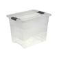 Bac en plastique pour rangement 24L  Bac plastique avec couvercle, BOITE & BAC KEEEPER RANGESTOCK