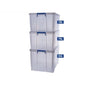 Lot 3 boites plastiques 2x70L - 1x85L  BOITE & BAC, Lot boite plastique FELLOWES RANGESTOCK