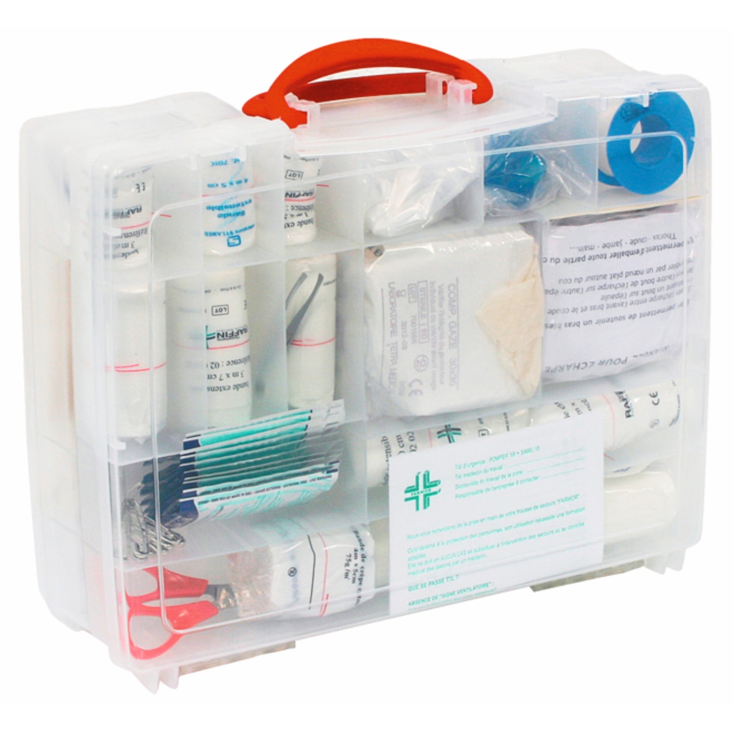 Coffret de secours Gros oeuvre/ TP 30 personnes  Coffret de secours, PROTECTION & SECURITE FARMOR RANGESTOCK