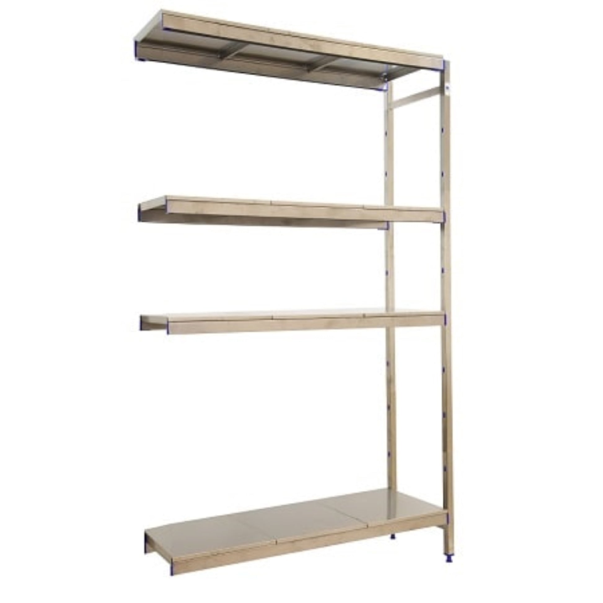 Etagère inox hauteur 1600mm 4 niveaux inox kit additionnel  ETAGERE, Etagère inox SIMON RACK RANGESTOCK