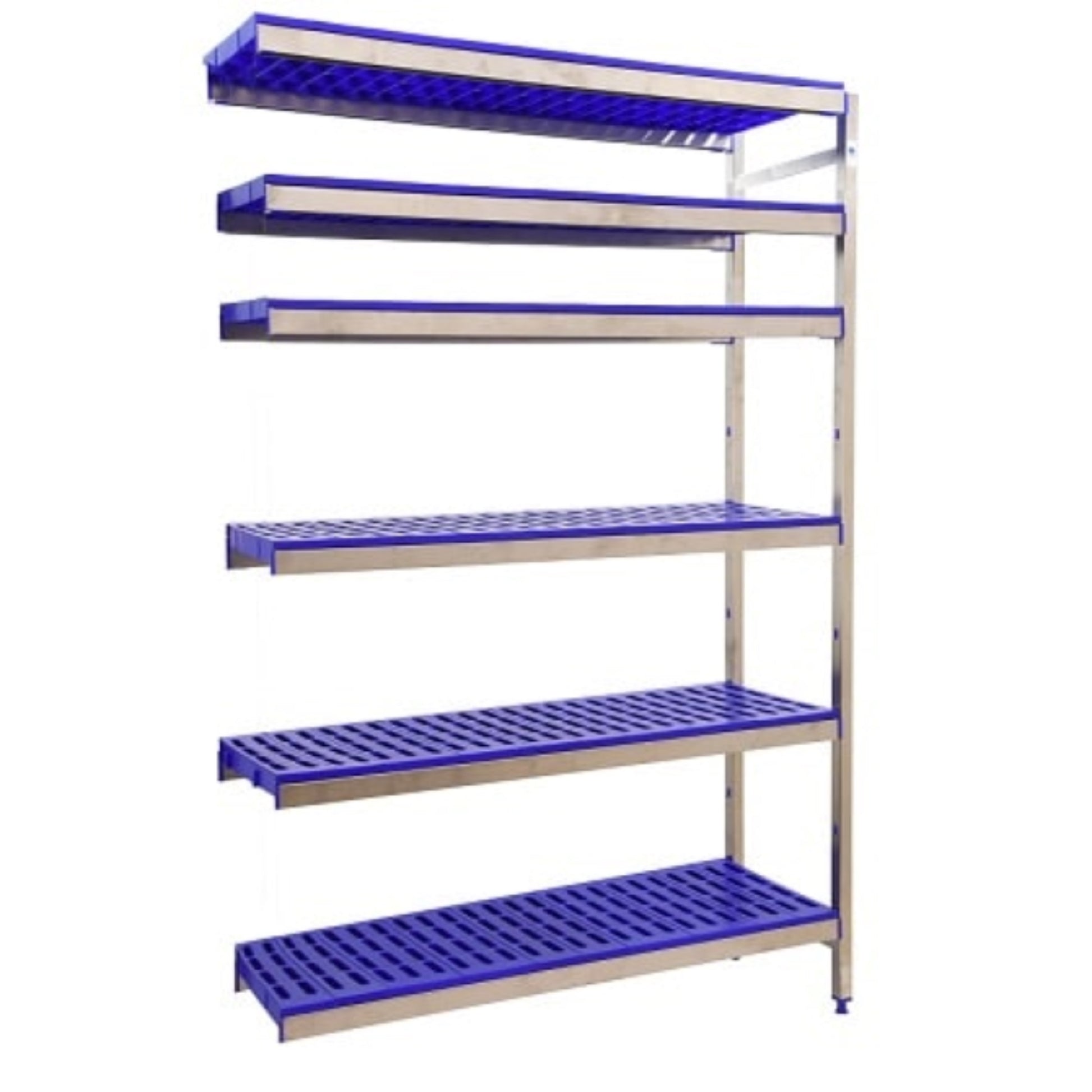 Etagère inox hauteur 1600mm 6 niveaux en plastique  ETAGERE, Etagère inox / plastique SIMON RACK RANGESTOCK