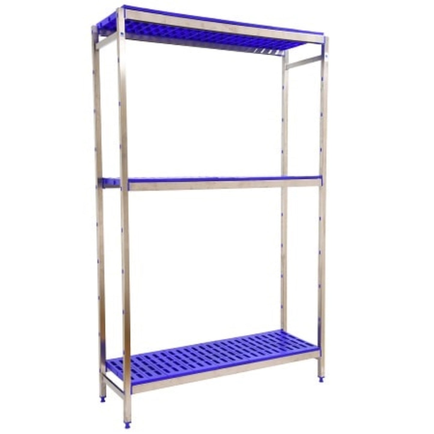 Etagère inox hauteur 2000mm 3 niveaux plastiques  ETAGERE, Etagère inox / plastique SIMON RACK RANGESTOCK