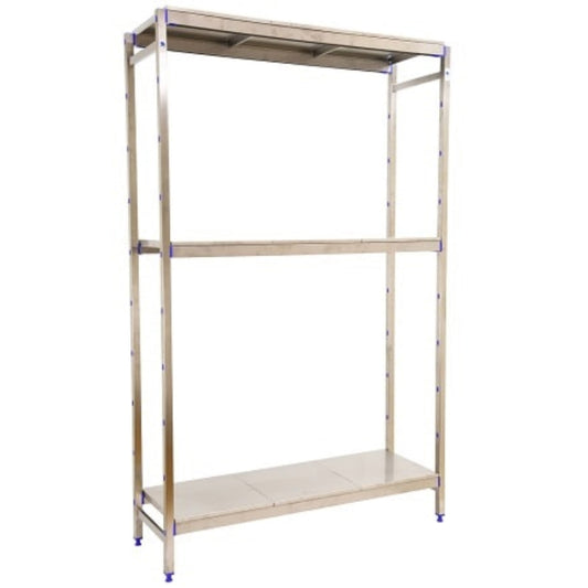  SIMON RACK  Etagère inox hauteur 2000mm 3 niveaux inox  ETAGERE, Etagère inox RANGESTOCK