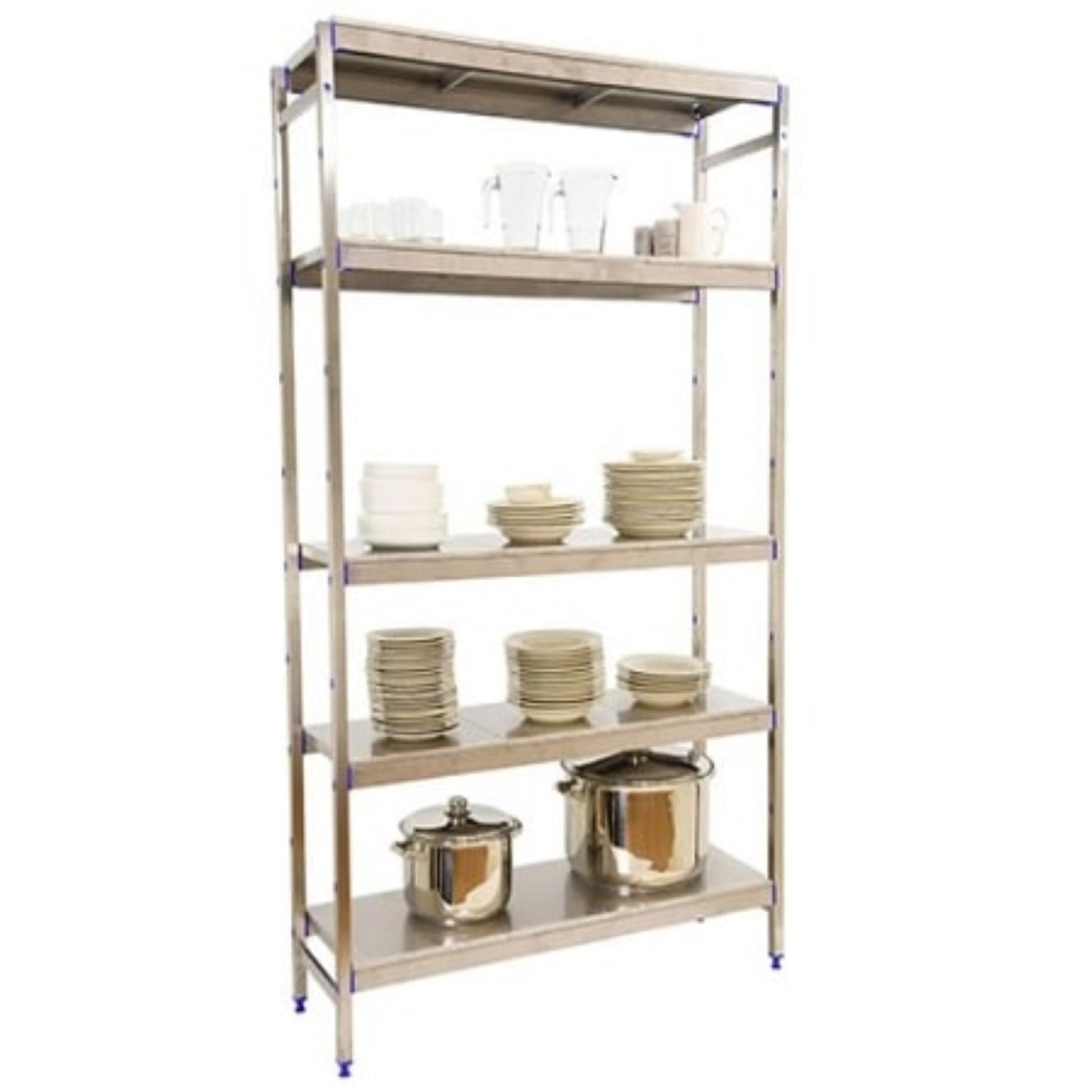 Etagère inox hauteur 1600mm 5 niveaux inox  ETAGERE, Etagère inox SIMON RACK RANGESTOCK