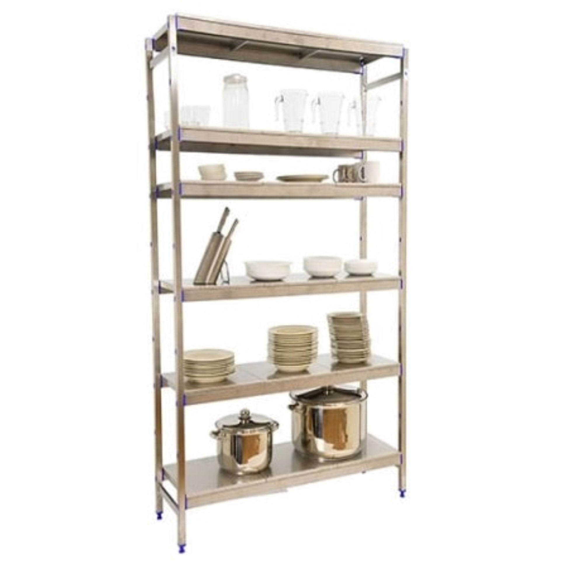 Etagère inox hauteur 1600mm 6 niveaux inox  ETAGERE, Etagère inox SIMON RACK RANGESTOCK