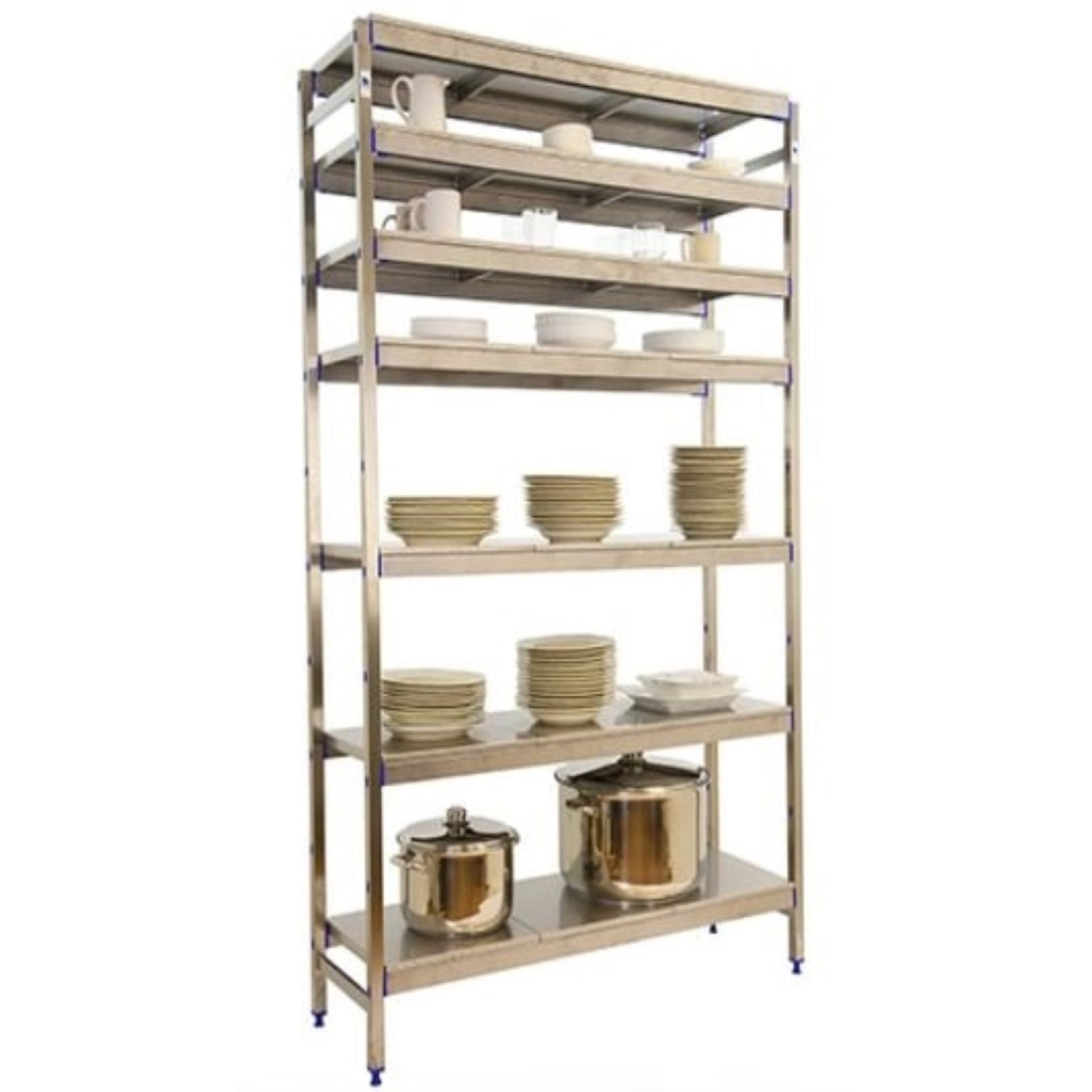 Etagère inox hauteur 2000mm 7 niveaux inox  ETAGERE, Etagère inox SIMON RACK RANGESTOCK