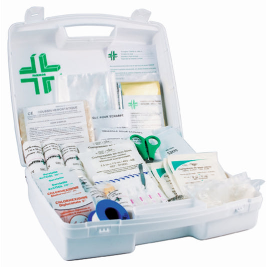  FARMOR  Valise de secours  Médecine du travail  PROTECTION & SECURITE, Valise de secours RANGESTOCK