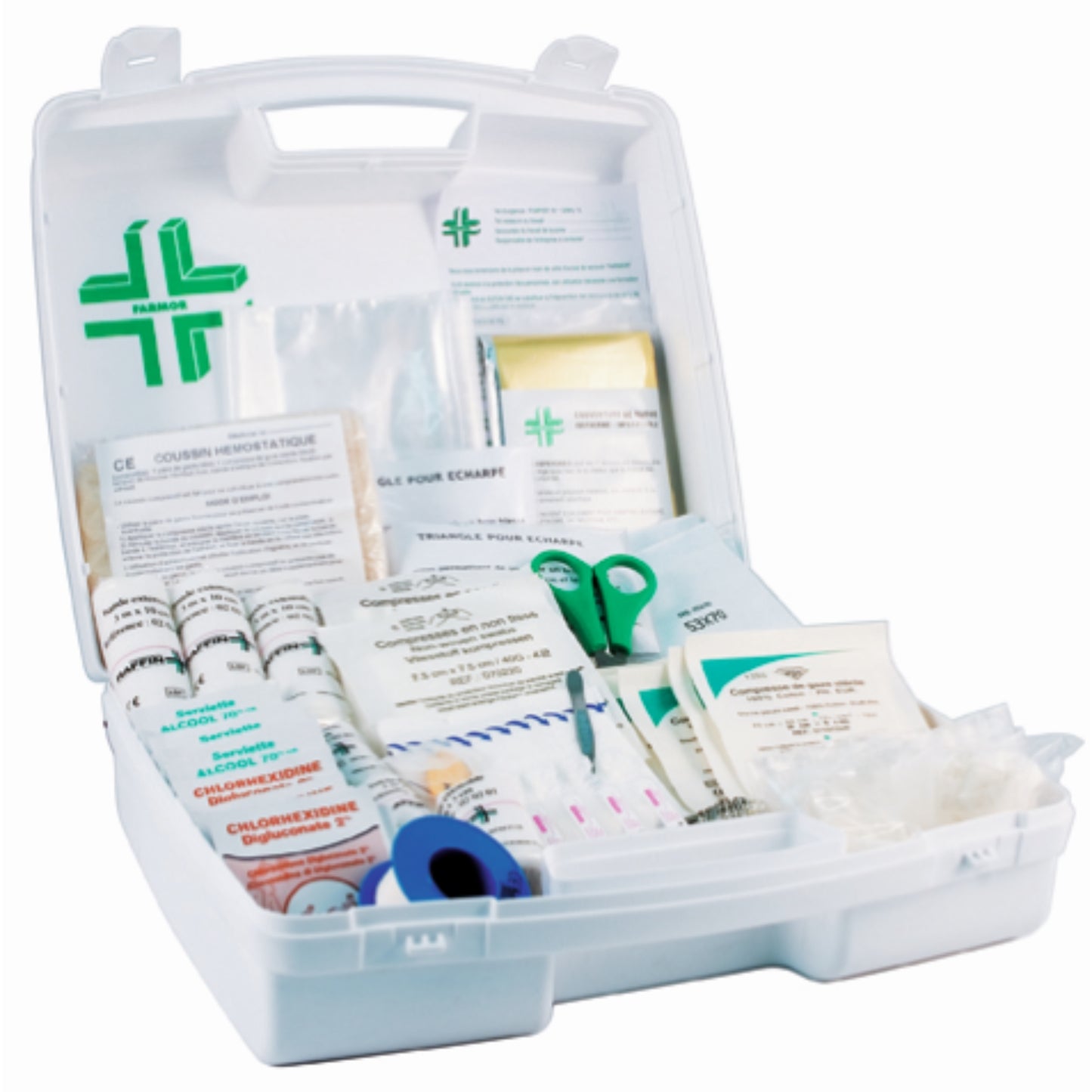 Valise de secours  Médecine du travail  PROTECTION & SECURITE, Valise de secours FARMOR RANGESTOCK