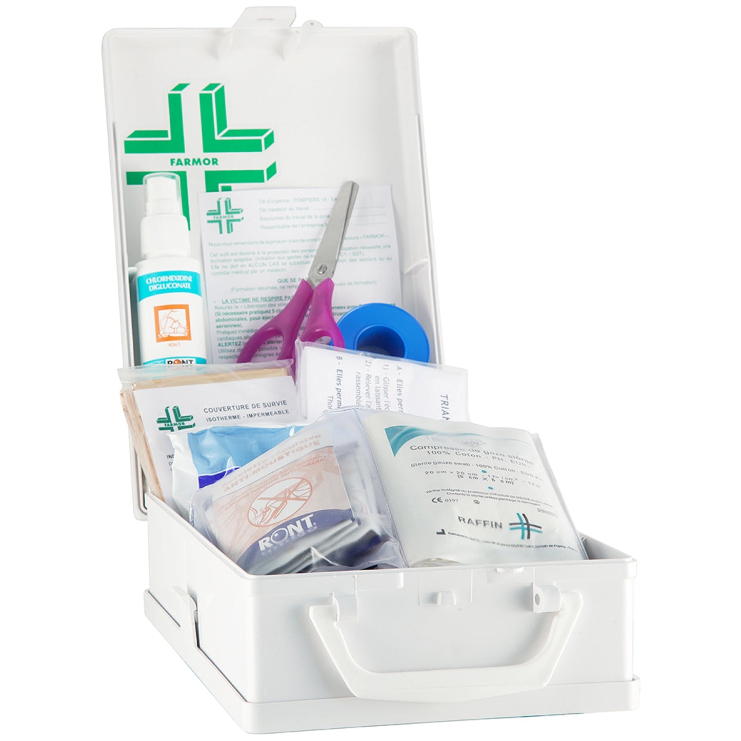 Coffret de secours Viticulteur 8/10 personnes  Coffret de secours, PROTECTION & SECURITE FARMOR RANGESTOCK