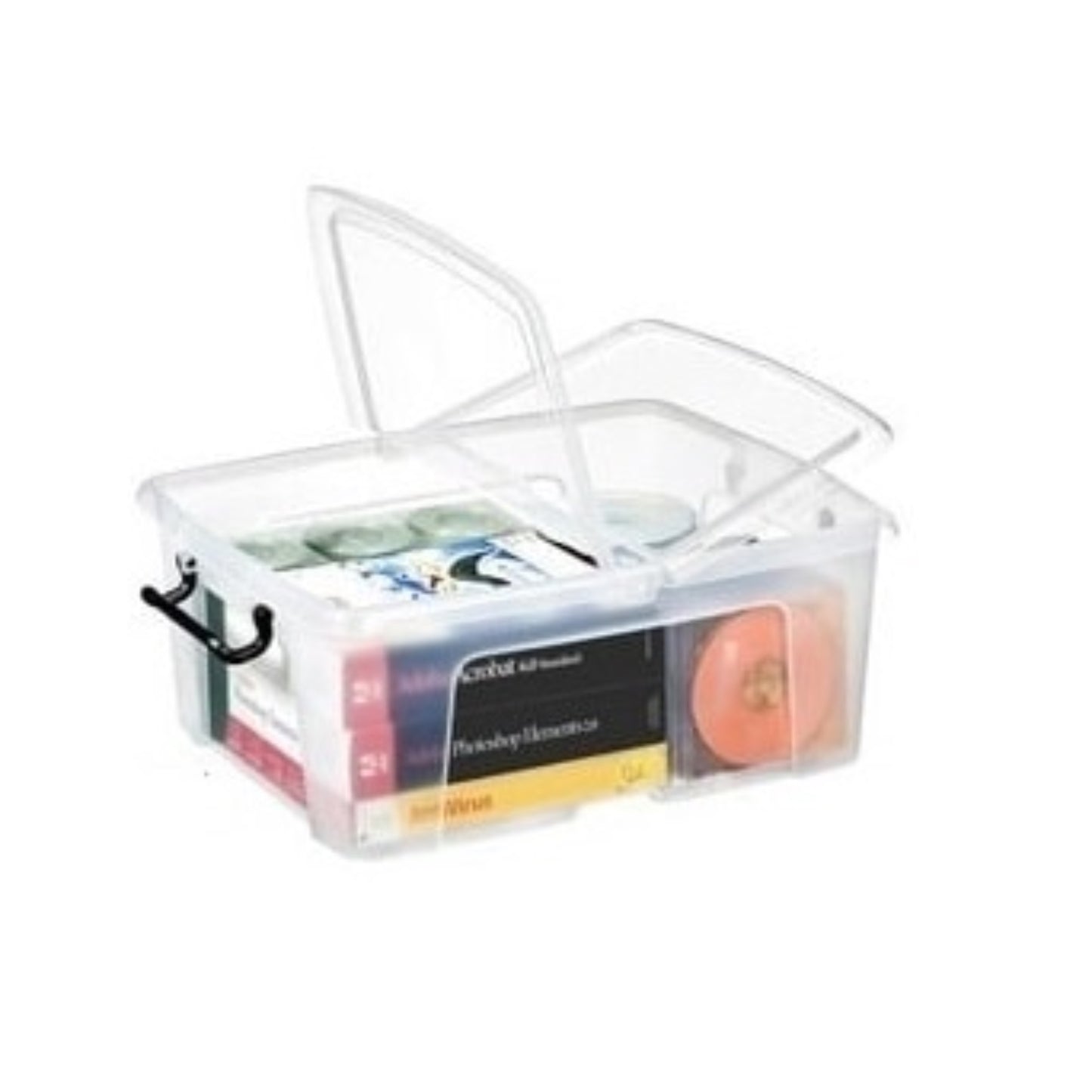 Bac plastique avec couvercle 2 ouvertures  Bac plastique avec couvercle, BOITE & BAC CEP RANGESTOCK