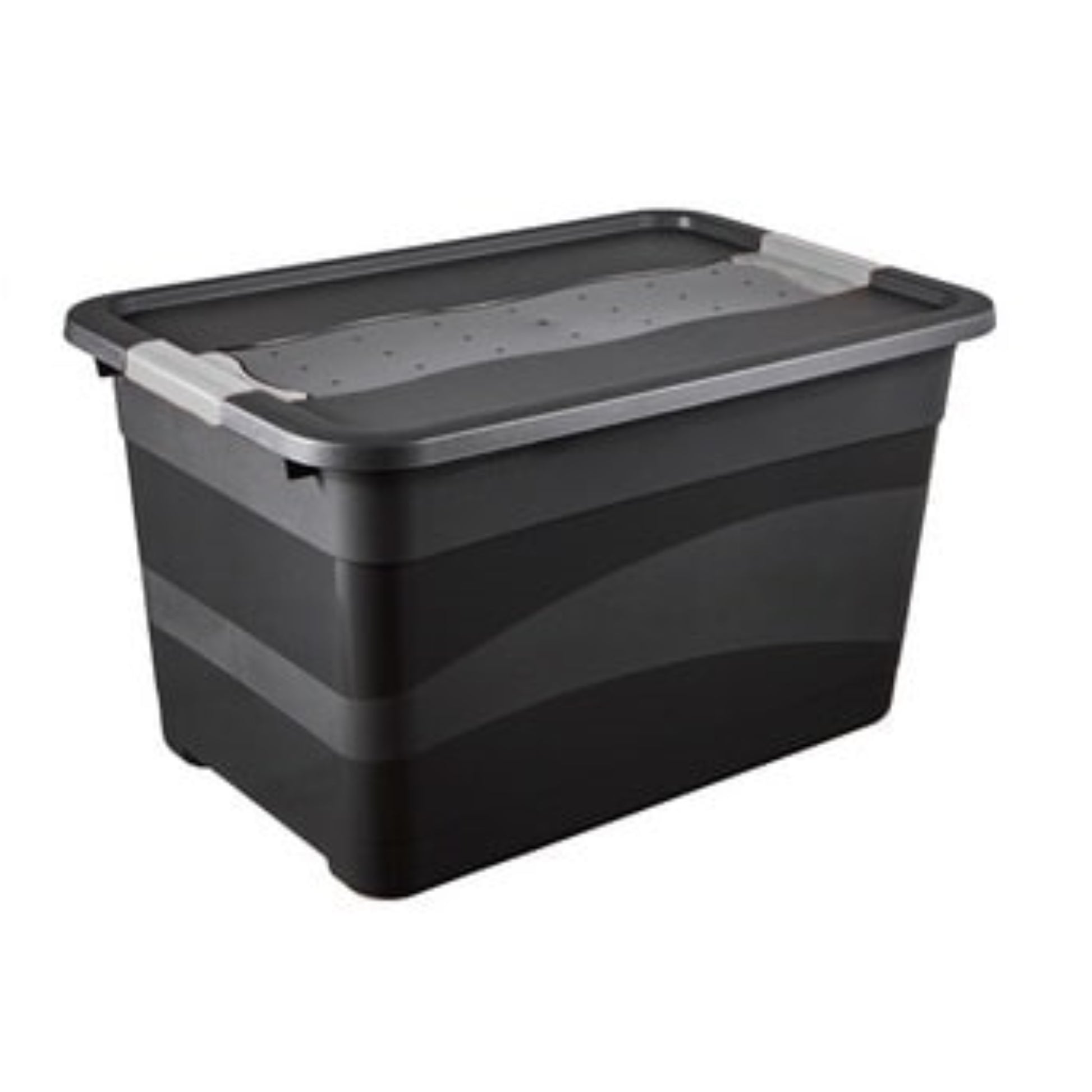 Bac plastique avec couvercle ultra solide 52L  Bac plastique avec couvercle, BOITE & BAC KEEEPER RANGESTOCK