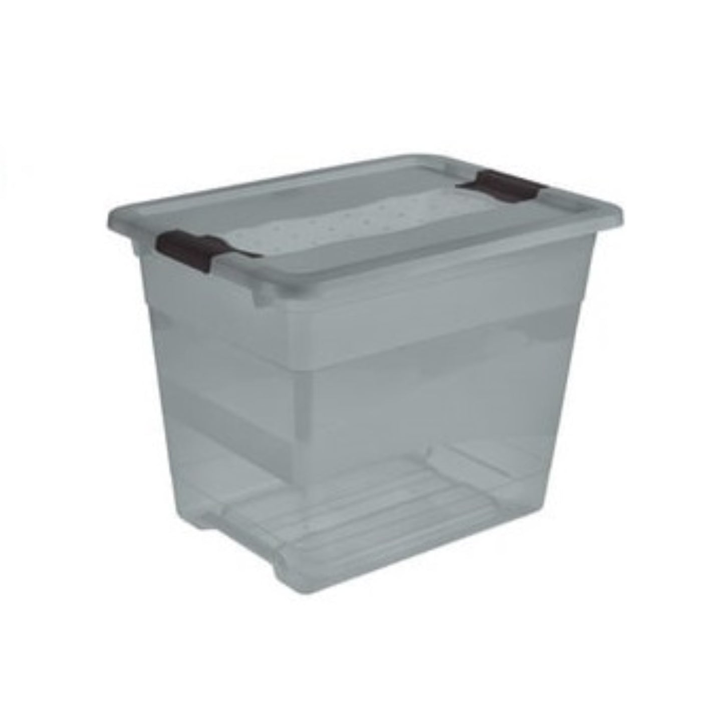 Bac en plastique pour rangement 24L  Bac plastique avec couvercle, BOITE & BAC KEEEPER RANGESTOCK