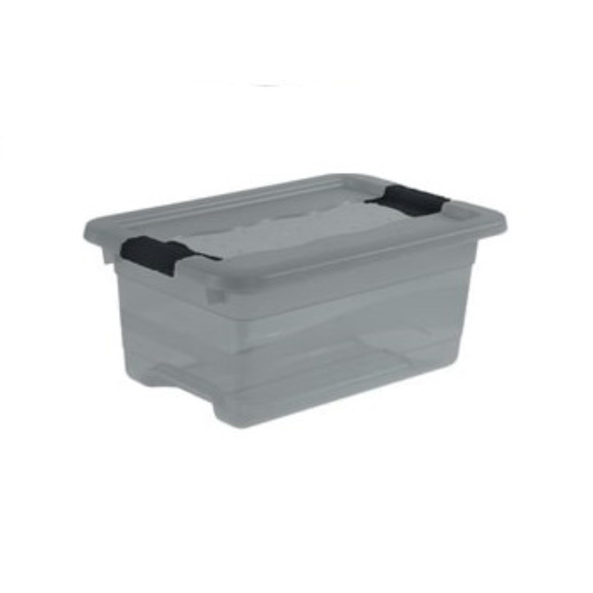 Bac plastique transparent - 4L  Bac plastique avec couvercle, BOITE & BAC KEEEPER RANGESTOCK