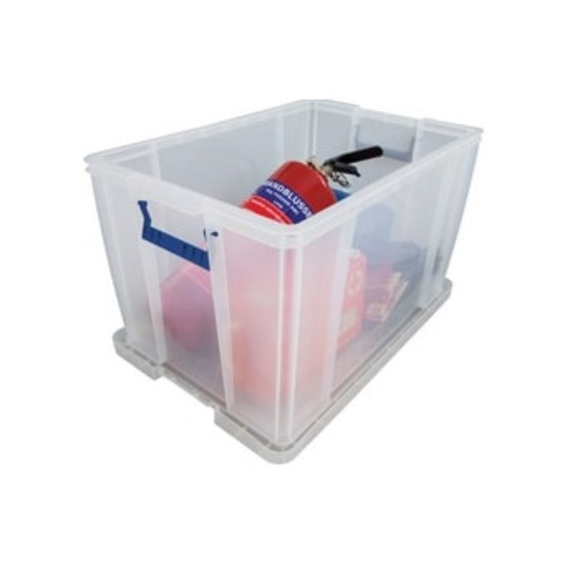 Boite avec couvercle plastique transparente 85 litres  BOITE & BAC, boite plastique FELLOWES RANGESTOCK