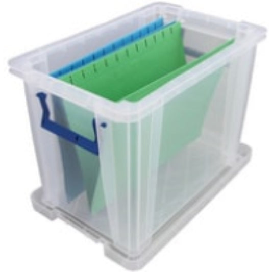 Boite plastique transparente 18,5L  BOITE & BAC, boite plastique FELLOWES RANGESTOCK