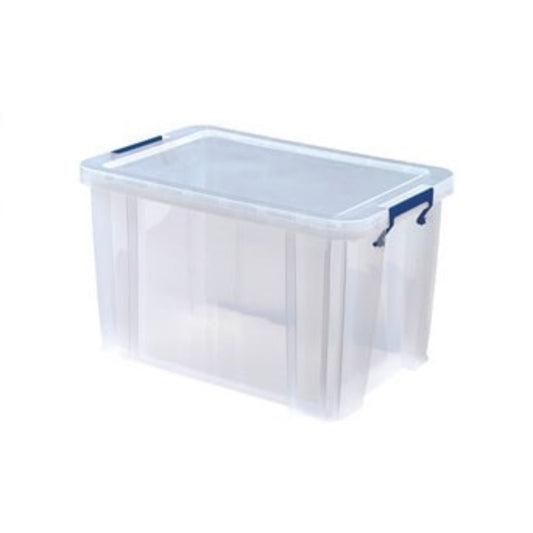 Boite plastique transparente 26L  BOITE & BAC, boite plastique FELLOWES RANGESTOCK