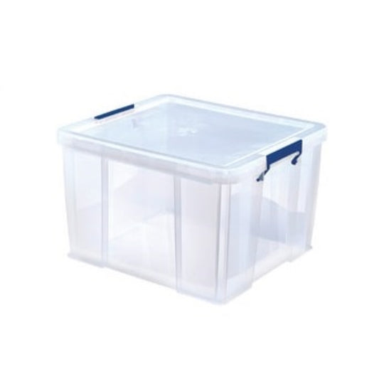 Boite plastique transparente 48L  BOITE & BAC, boite plastique FELLOWES RANGESTOCK