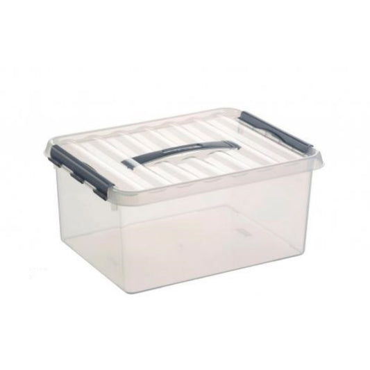 Boite plastique transparente avec couvercle 15L  BOITE & BAC, boite plastique SUNWARE RANGESTOCK