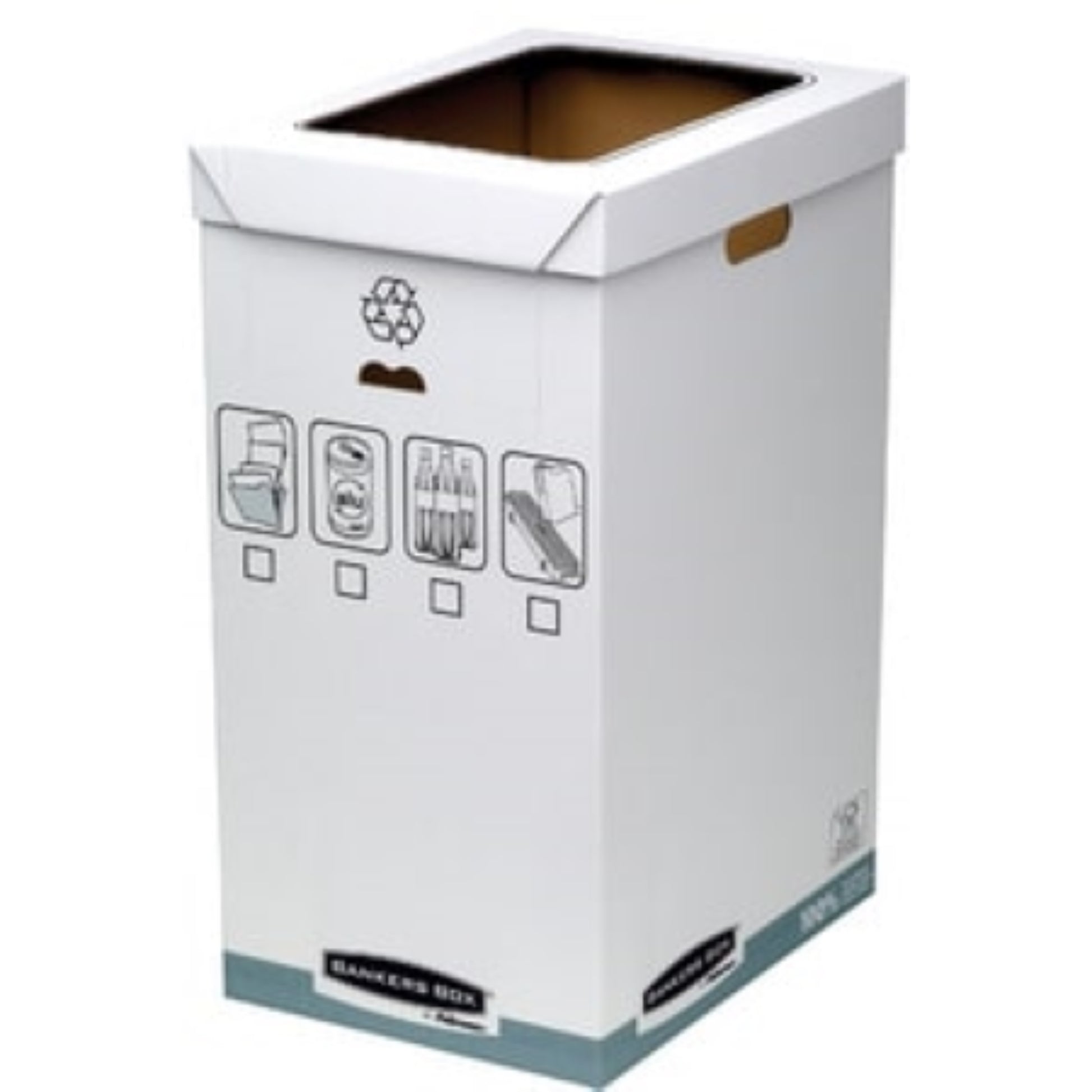 Collecteur de recyclage en carton 90L/55L  Collecteur de recyclage, SERVICES GENERAUX FELLOWES RANGESTOCK