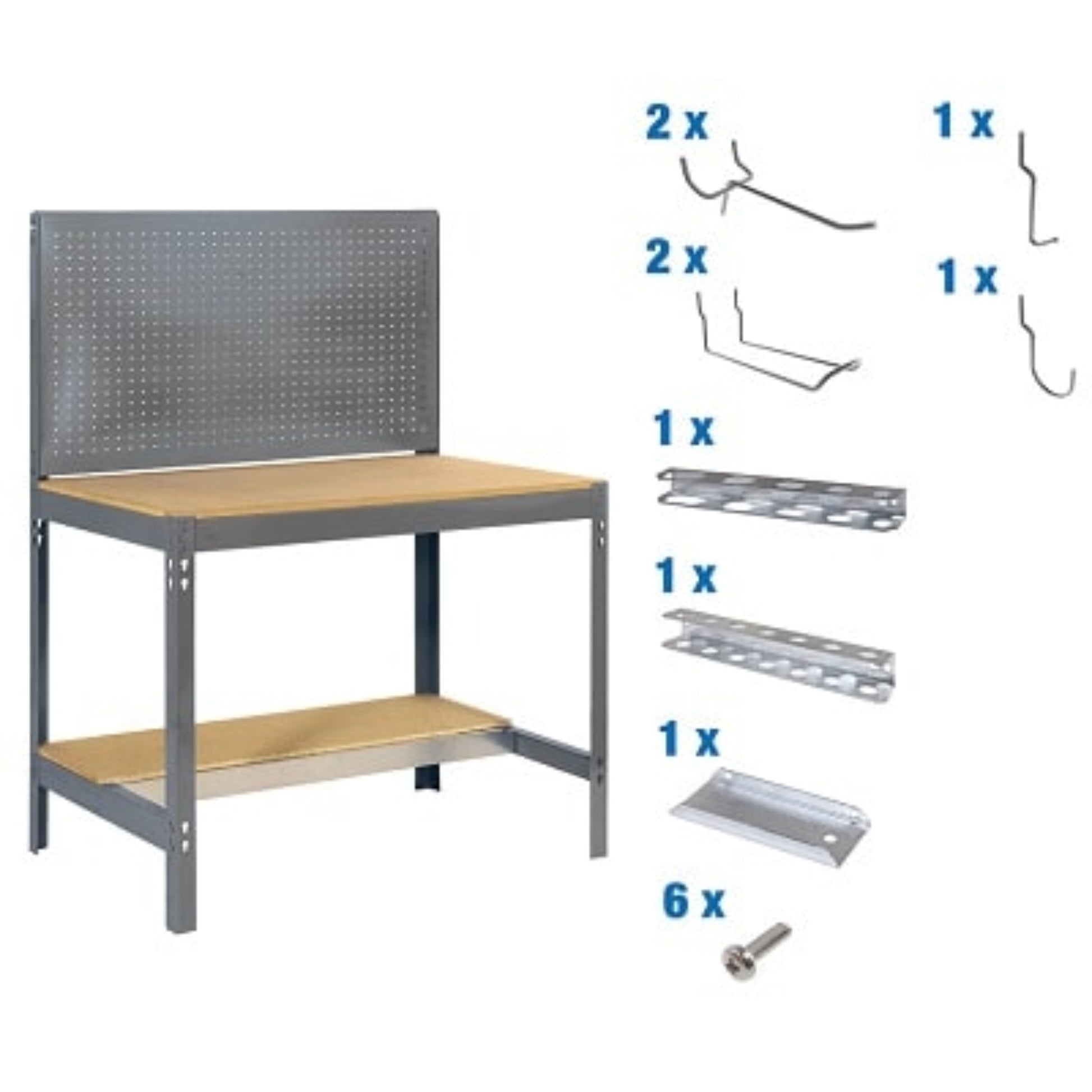 Etabli atelier avec panneau outils BT2 + 9 accessoires  ETABLI, Etabli atelier avec accessoires SIMON RACK RANGESTOCK