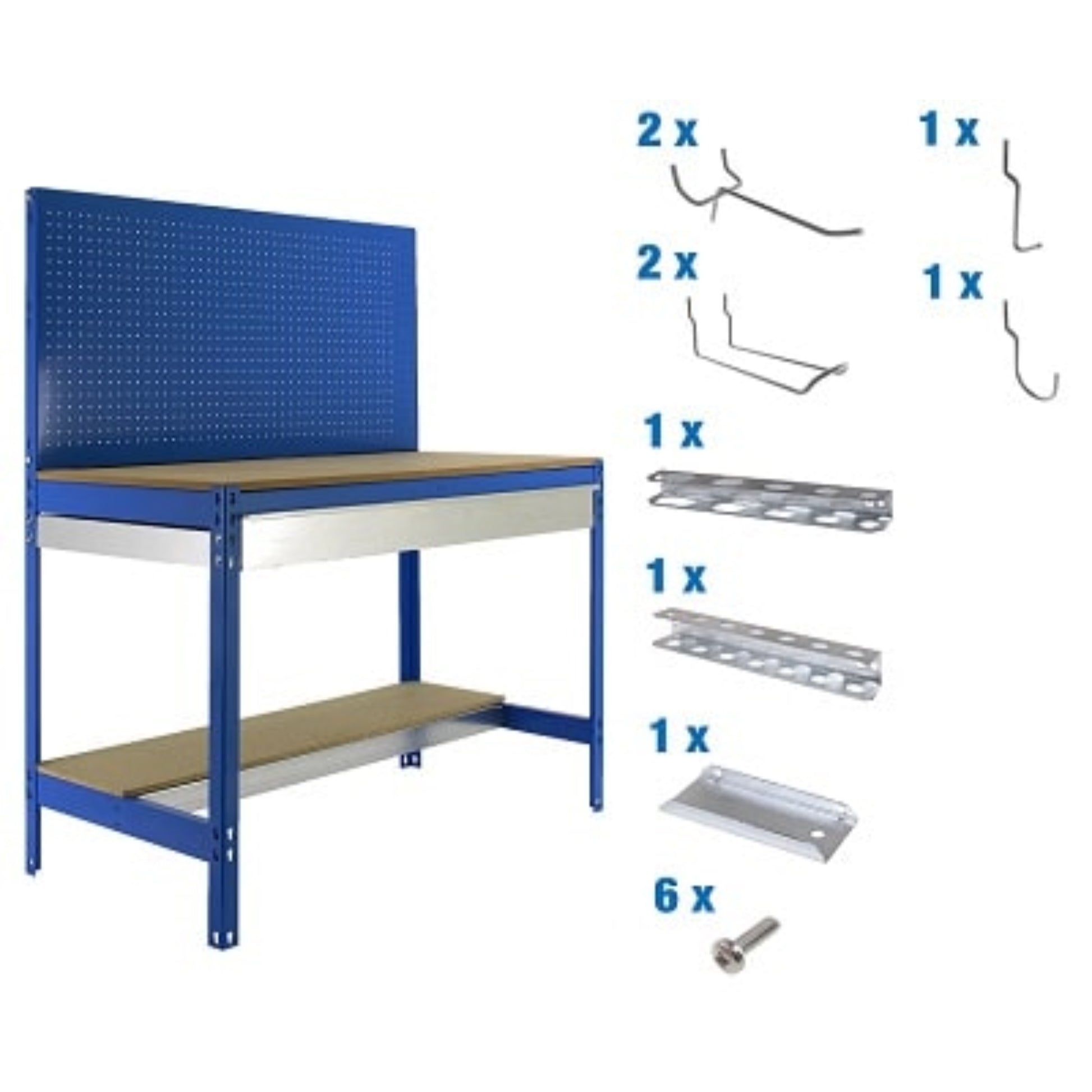 Etabli atelier avec panneau outils BT2 box + 9 accessoires  ETABLI, Etabli atelier avec accessoires SIMON RACK RANGESTOCK