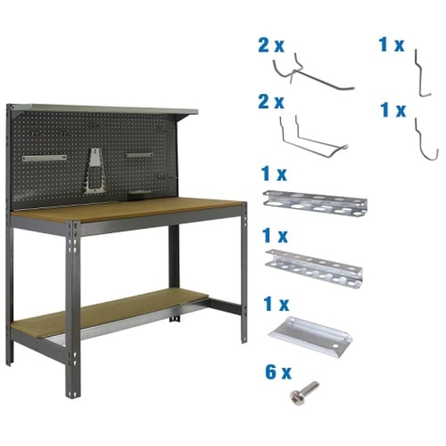 Etabli garage BT3 + 9 accessoires  ETABLI, Etabli atelier avec accessoires SIMON RACK RANGESTOCK