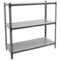 Etagère basse métal 900x800x400mm  ETAGERE, Etagère basse métallique SIMON RACK RANGESTOCK