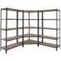 Etagère bois/métal d'angle 1800x1800mm - Lot 3 kits  ETAGERE, Etagère bois métal SIMON RACK RANGESTOCK