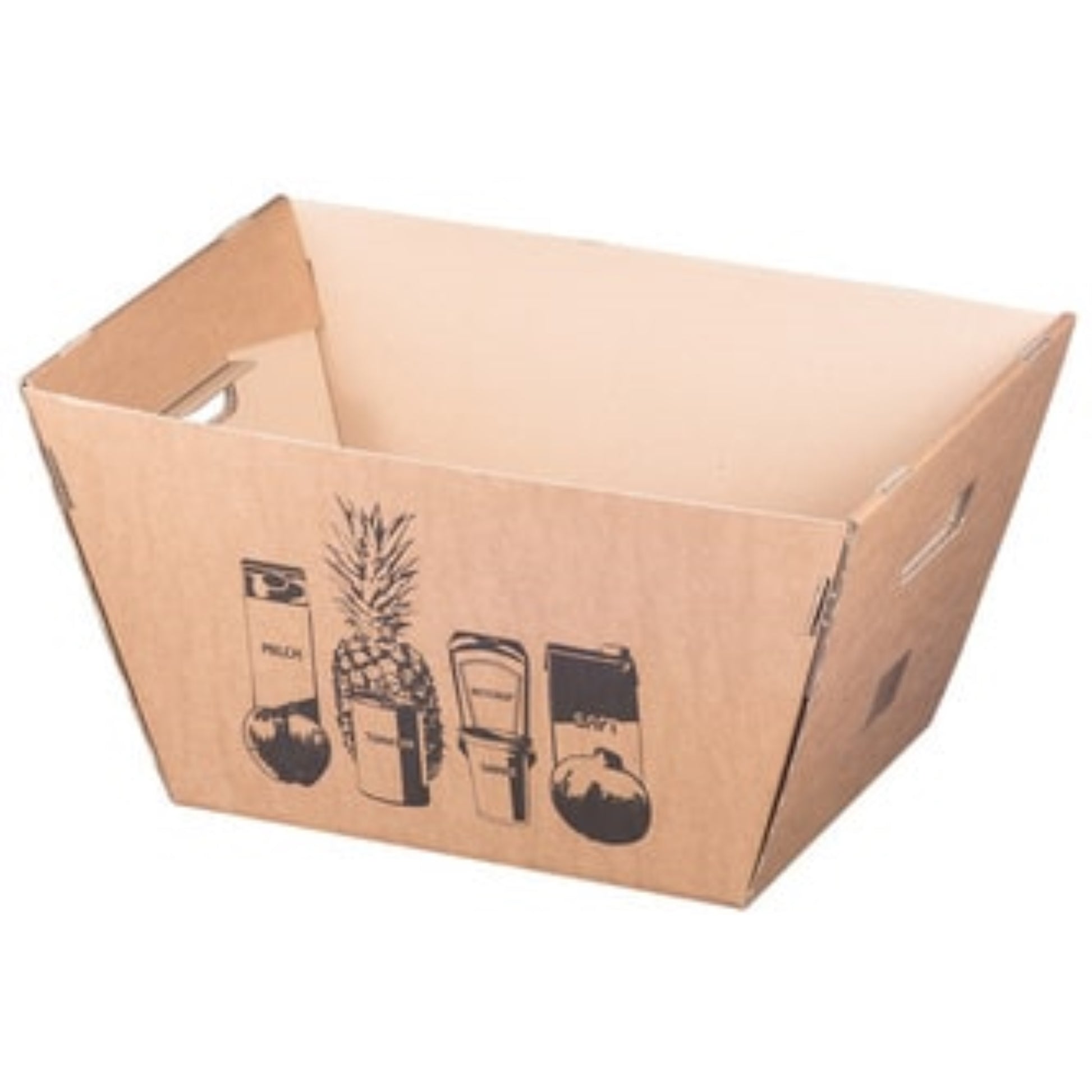 Panier course en carton (lot de 5)  Carton pour expédition, EMBALLAGE & EXPEDIT. SMARTBOXPRO RANGESTOCK