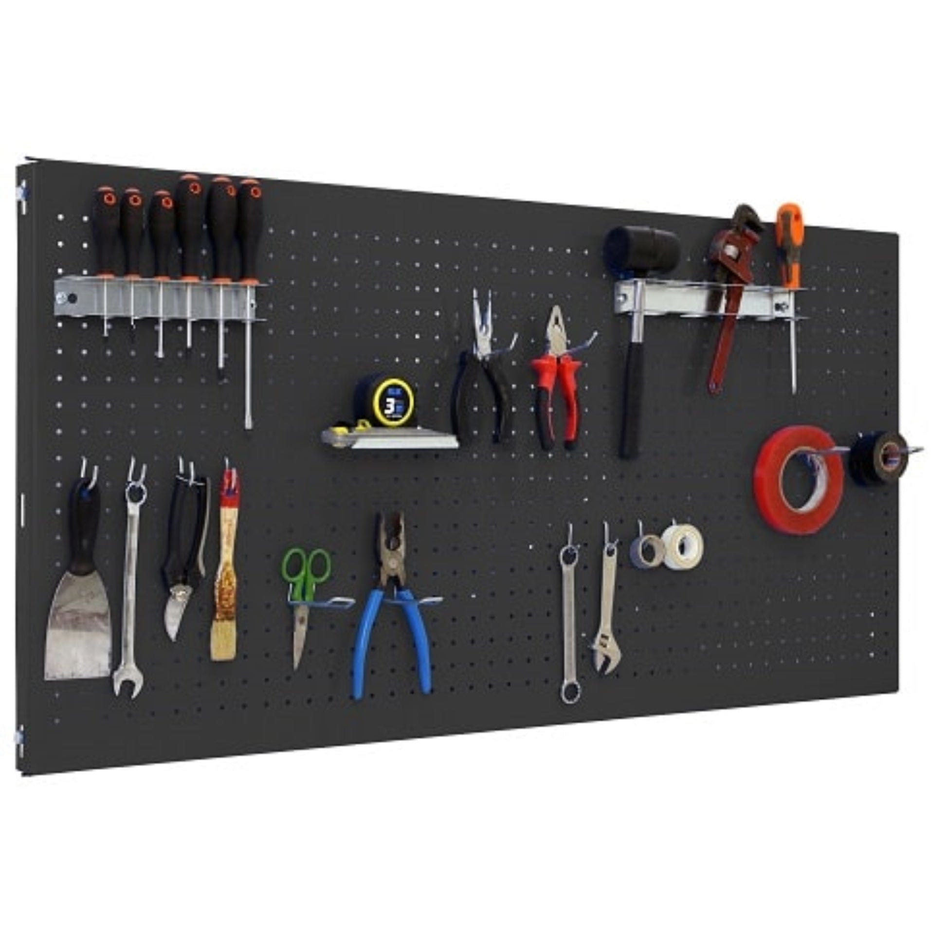 Panneau outils métallique + 14 crochets + 3 accessoires  Accessoires pour établi, ETABLI SIMON RACK RANGESTOCK